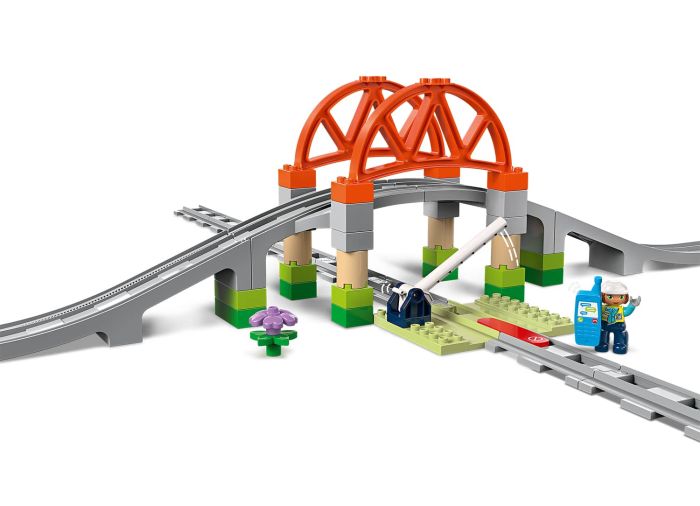 Train Bridge and Tracks Expansion Set