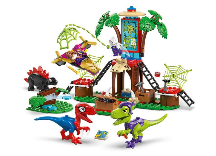 Spidey and Gobby's Raptor Battle at Tree House HQ