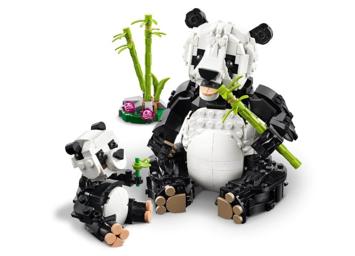 Wild Animals: Panda Family