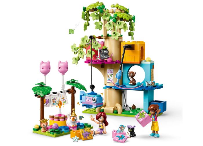 Cat Birthday Party & Tree House