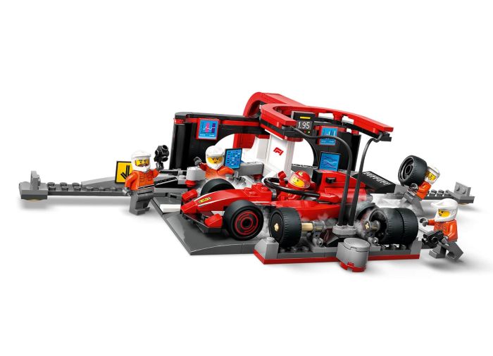 F1® Pit Stop & Pit Crew with Ferrari Car