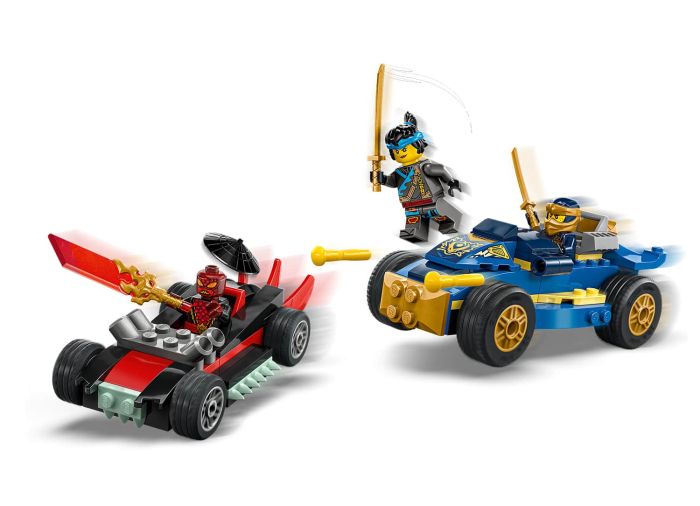 Rogue vs. Drix Race Car Duel