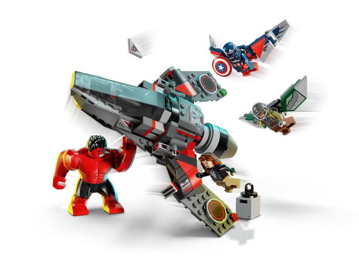 Captain America vs. Red Hulk Battle
