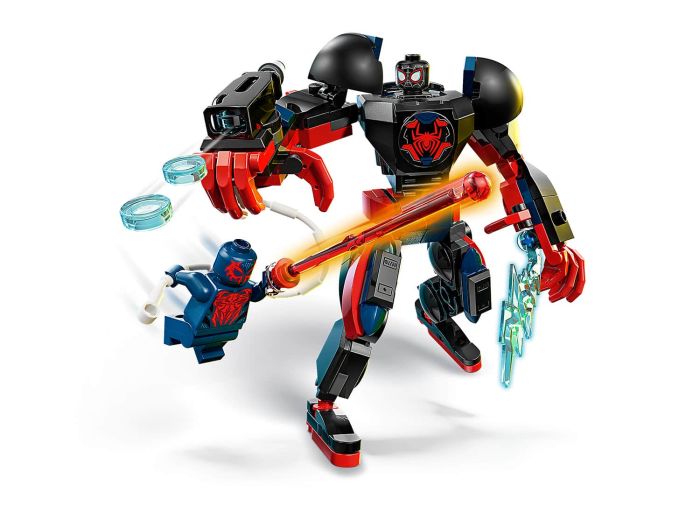 Miles Morales Mech vs. Spider-Man 2099