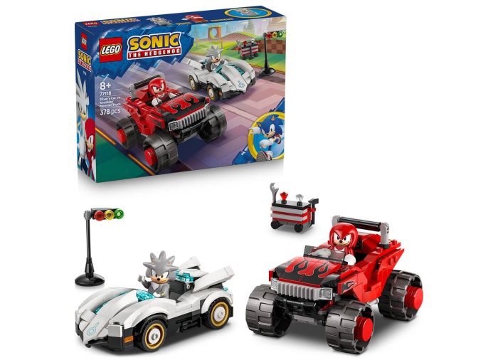 Silver's Car vs. Knuckles' Monster Truck