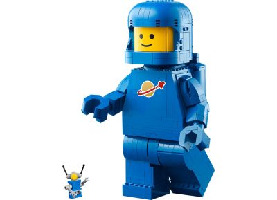 Up-Scaled Blue Astronaut Minifigure