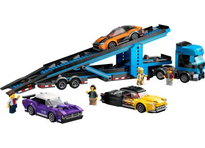 Car Transporter Truck with Sports Cars
