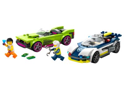 Police Car and Muscle Car Chase