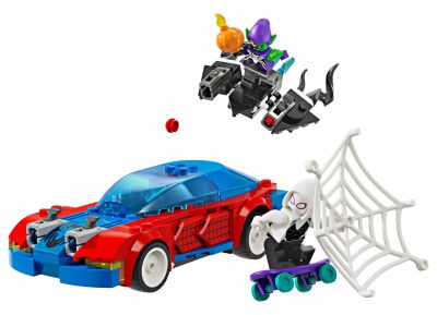 Spider-Man Race Car & Venom Green Goblin